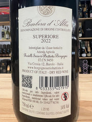 Barbera D'Alba Superiore 2022 Fratelli Serio & Battista Borgogno