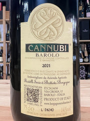 Barolo Cannubi 2021 Fratelli Serio & Battista Borgogno