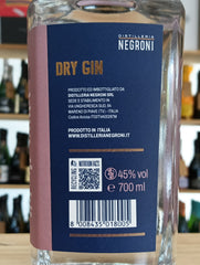 Dry Gin con Uva Fragola - Distilleria Negroni