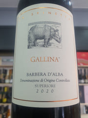 La spinetta Barbera d'Alba Gallina 2020