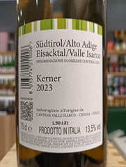 Kerner 2023 Alto Adige Valle Isarco DOC