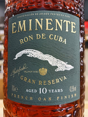 Ron de Cuba Aged 10 Years Gran Reserva - Eminente