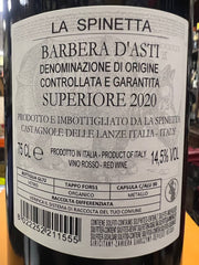 Ca di Pian 2020 Barbera d'Asti Superiore La Spinetta