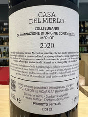 Casa Del Merlo 2020 DOC Colli Euganei Il Filò Delle Vigne