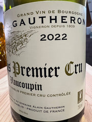 Chablis Premier Cru Vaucoupin 2022 Gautheron
