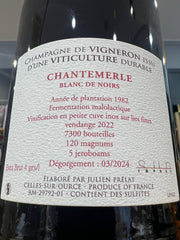 Champagne Chantemerle Julien Prelat Extra Brut Blanc de Noirs