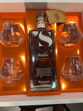 Cofanetto Sanremo ’S Amaro Con 4 Bicchieri Tumbler