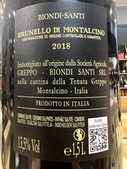Magnum Brunello di Montalcino Biondi-Santi 2018 - Tenuta Greppo