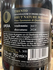 Opera Nature 2017 TrentoDoc Blanc De Blancs