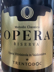 Opera Riserve Nature 2014 TrentoDoc Blanc De Blancs
