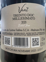 Vent 2020 Toblino - Trento DOC Extra Brut