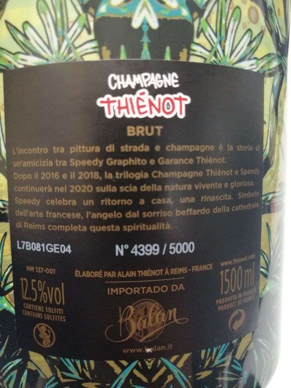 Champagne Speedy Graphito Thienot