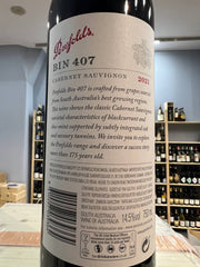 Bin 407 - Cabernet Sauvignon 2021 Penfolds