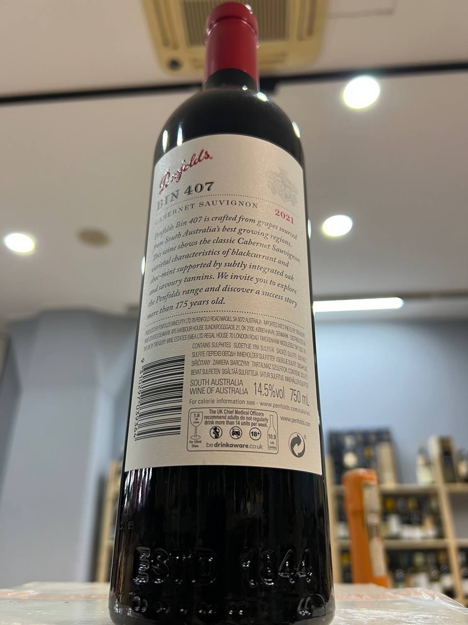 Bin 407 - Cabernet Sauvignon 2021 Penfolds