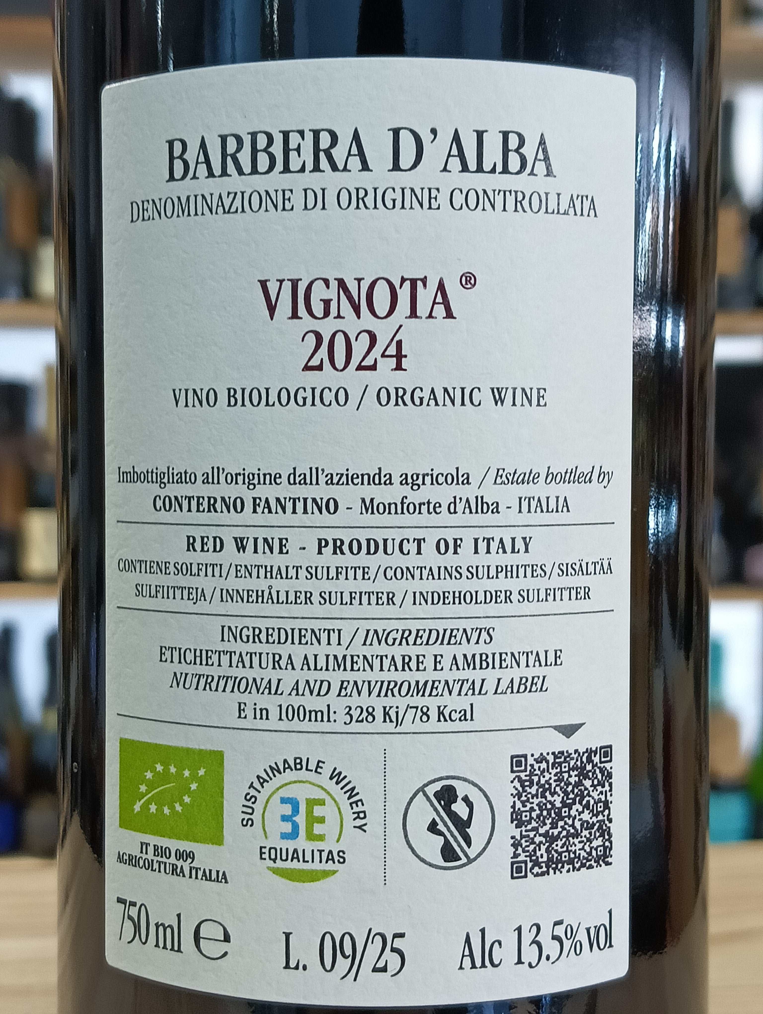 Barbera d'Alba DOC Vignota 2024 - Conterno Fantino