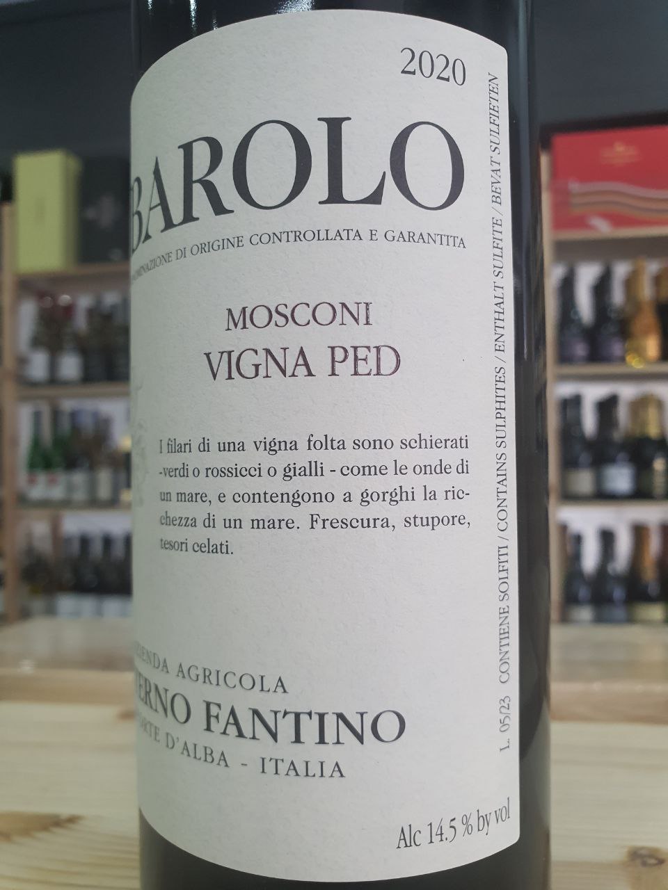 Conterno Fantino Barolo Mosconi "Vigna Ped" 2020