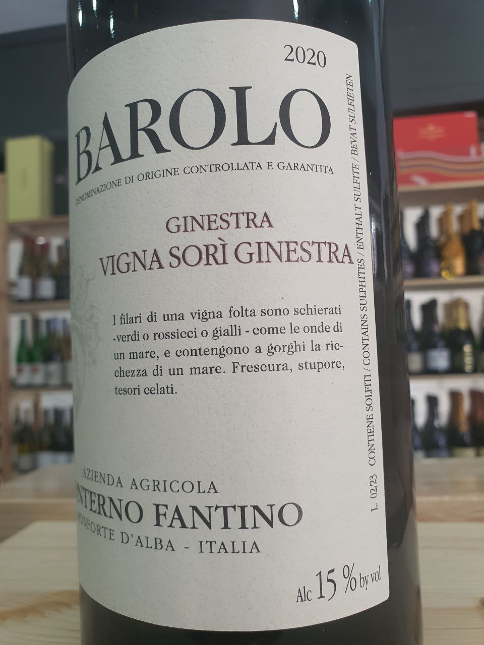 Conterno Fantino Barolo Magnum Sorì Ginestra 2020