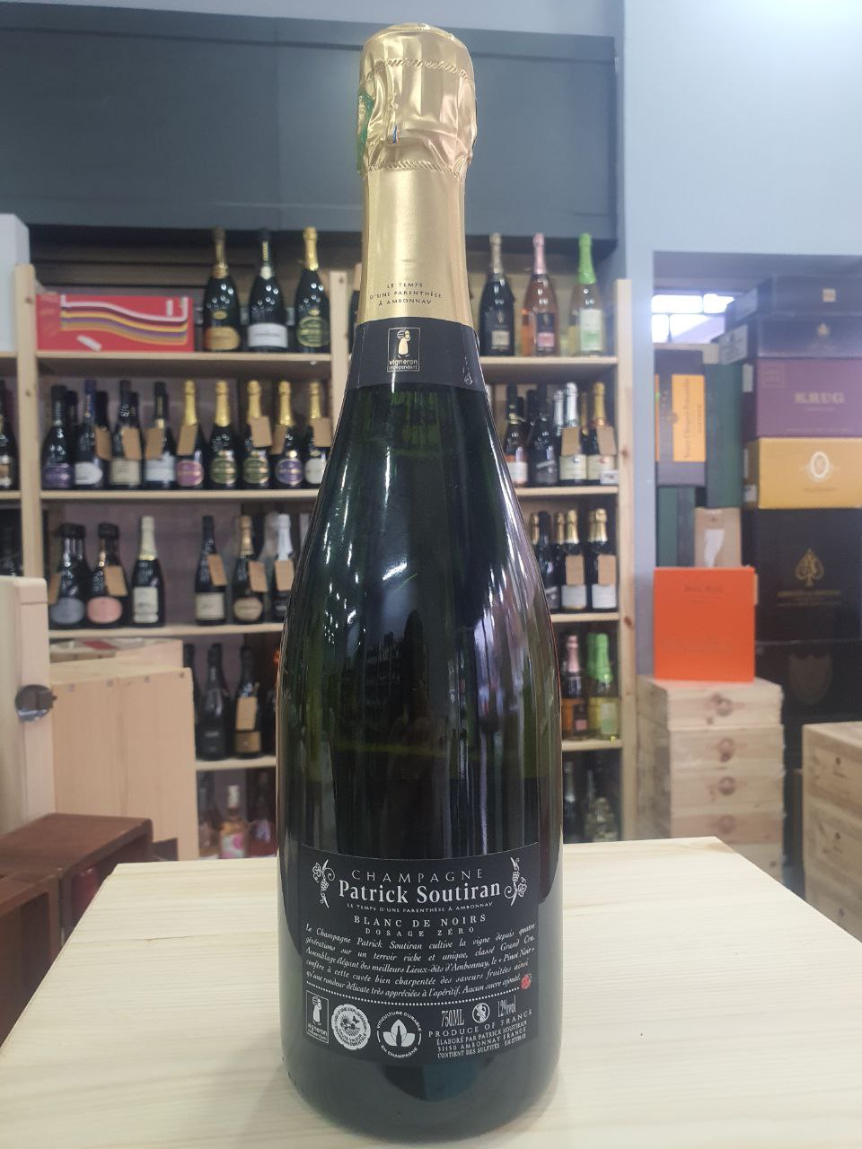 Champagne Dosage Zero Blanc de Noirs Grand Cru - Patrick Soutiran