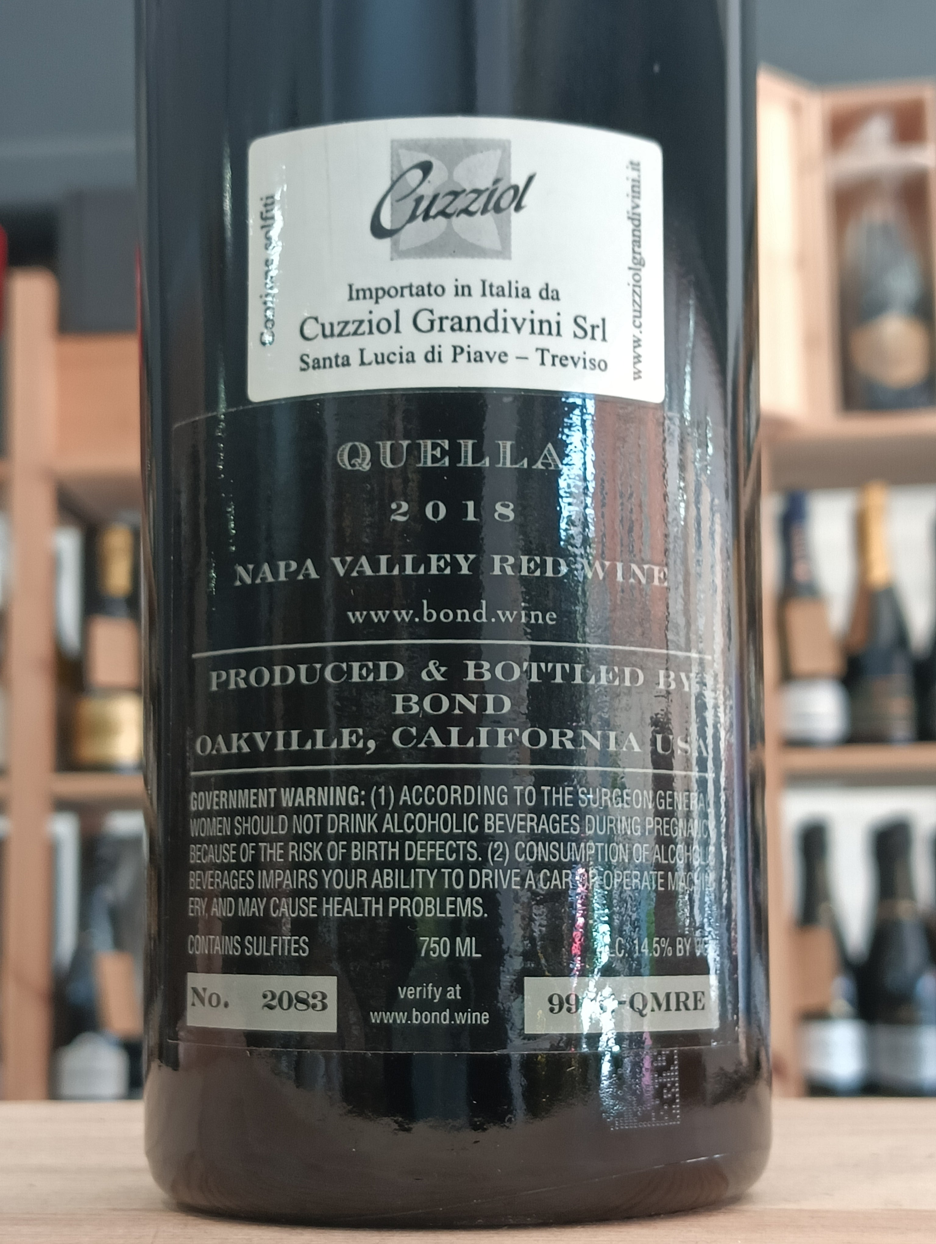 Bond Quella 2018 Napa Valley