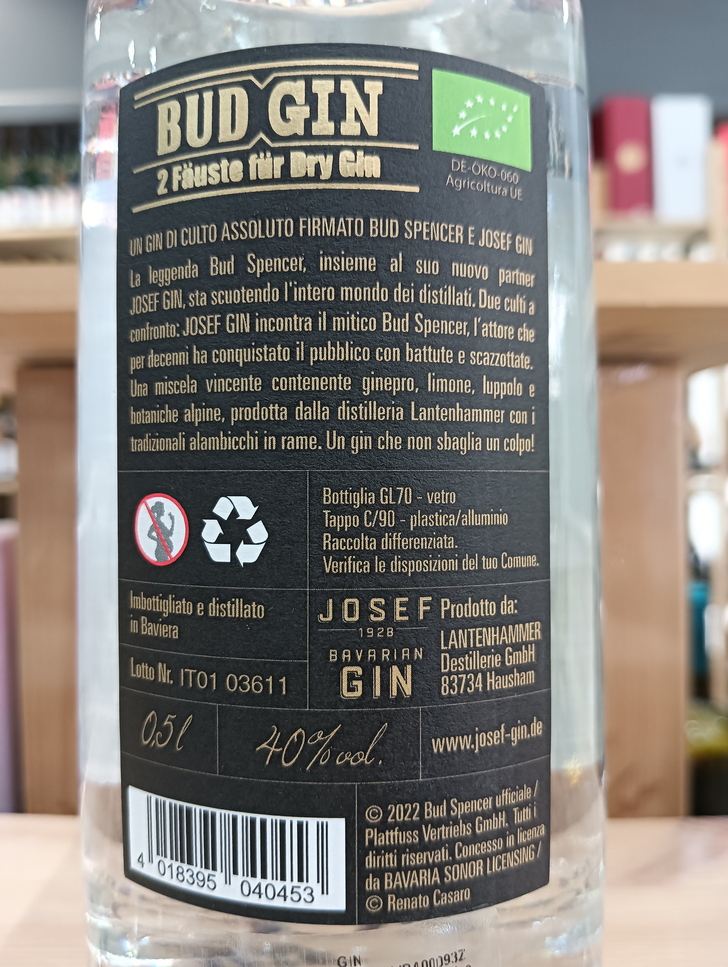 Bud Dry Gin - Josef Bavarian Lantenhammer