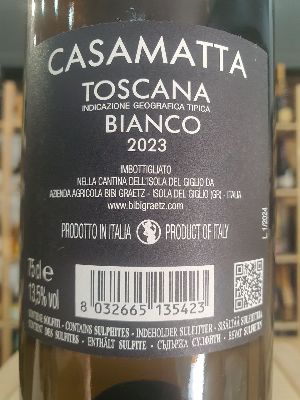 Casamatta Bianco Toscana IGT 2023 Bibi Graetz