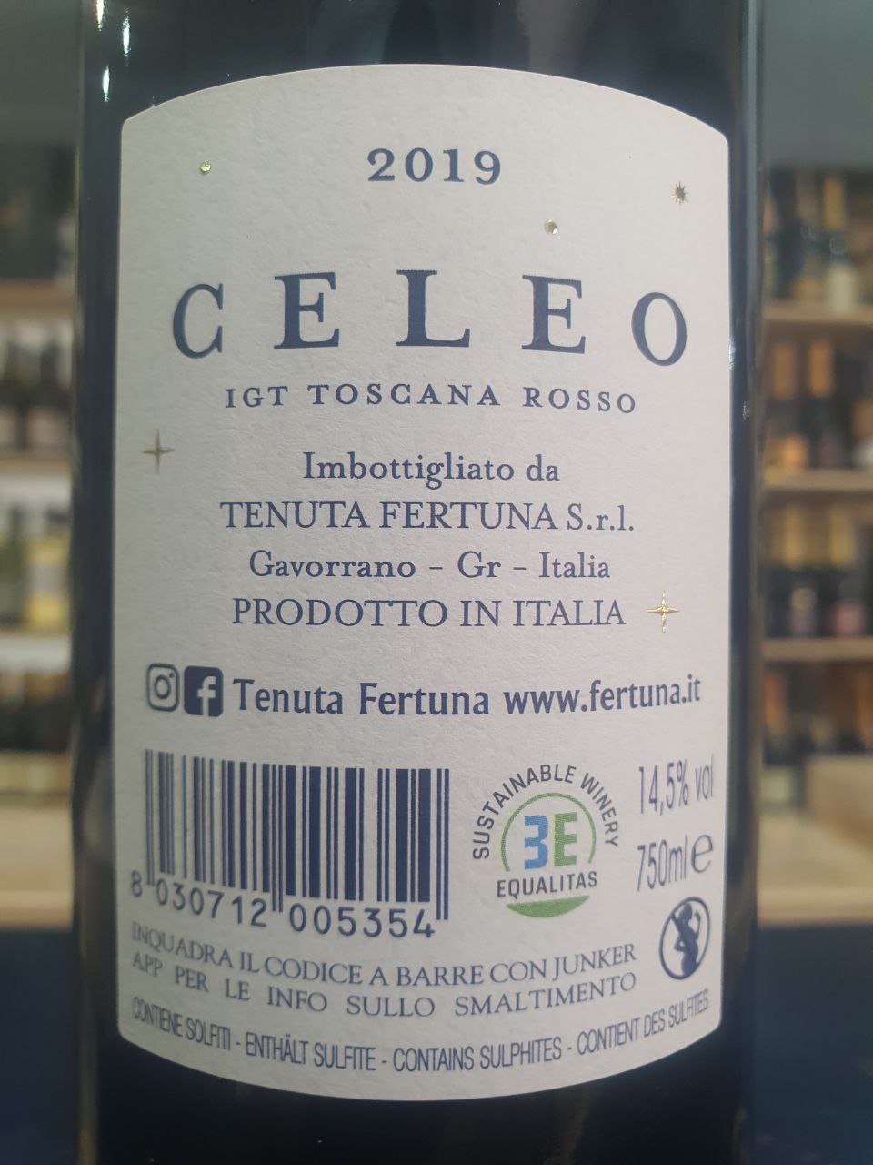 Celeo Toscana Rosso IGT 2019 - Tenuta Fertuna