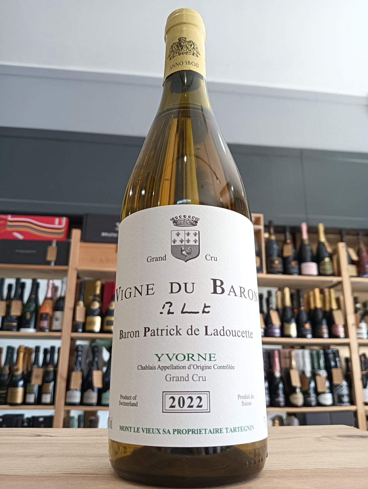 Chablais AOC Yvorne Grand Cru 2022 Baron Patrick de Ladoucette - Mont Le Vieux