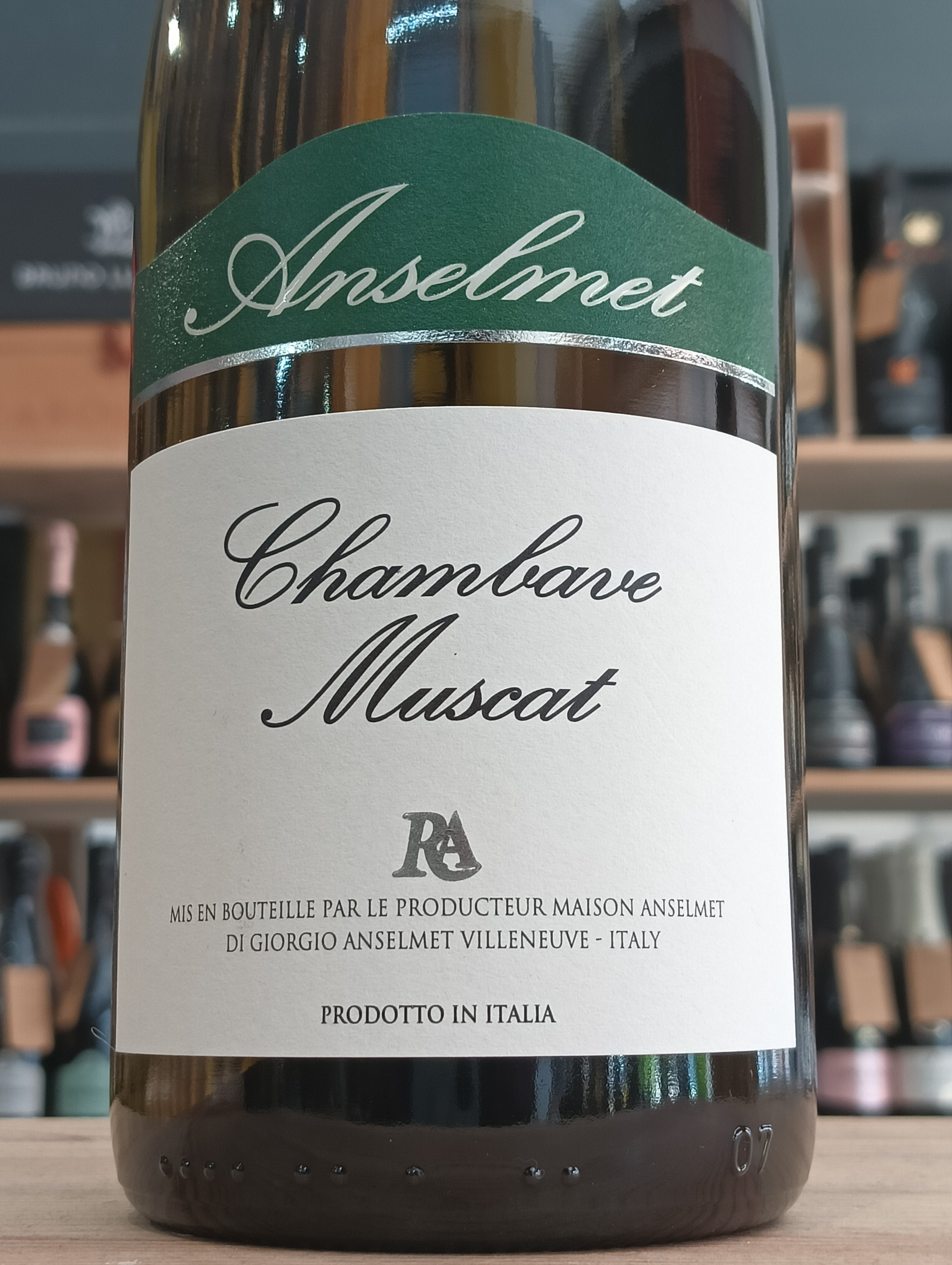Chambave Muscat 2025 Valle d'Aosta DOC Anselmet