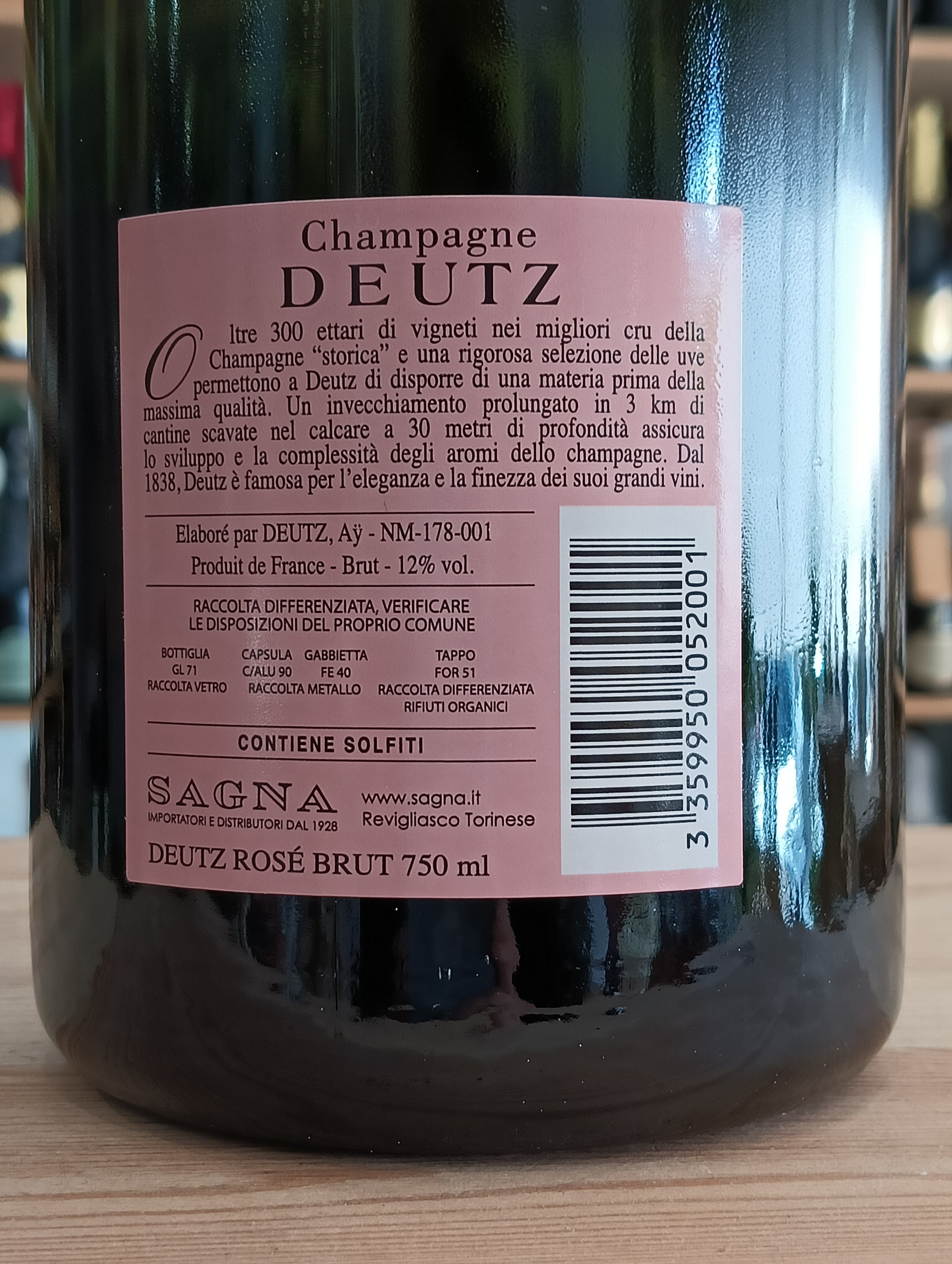 Champagne Deutz Brut Rosé Astucciato