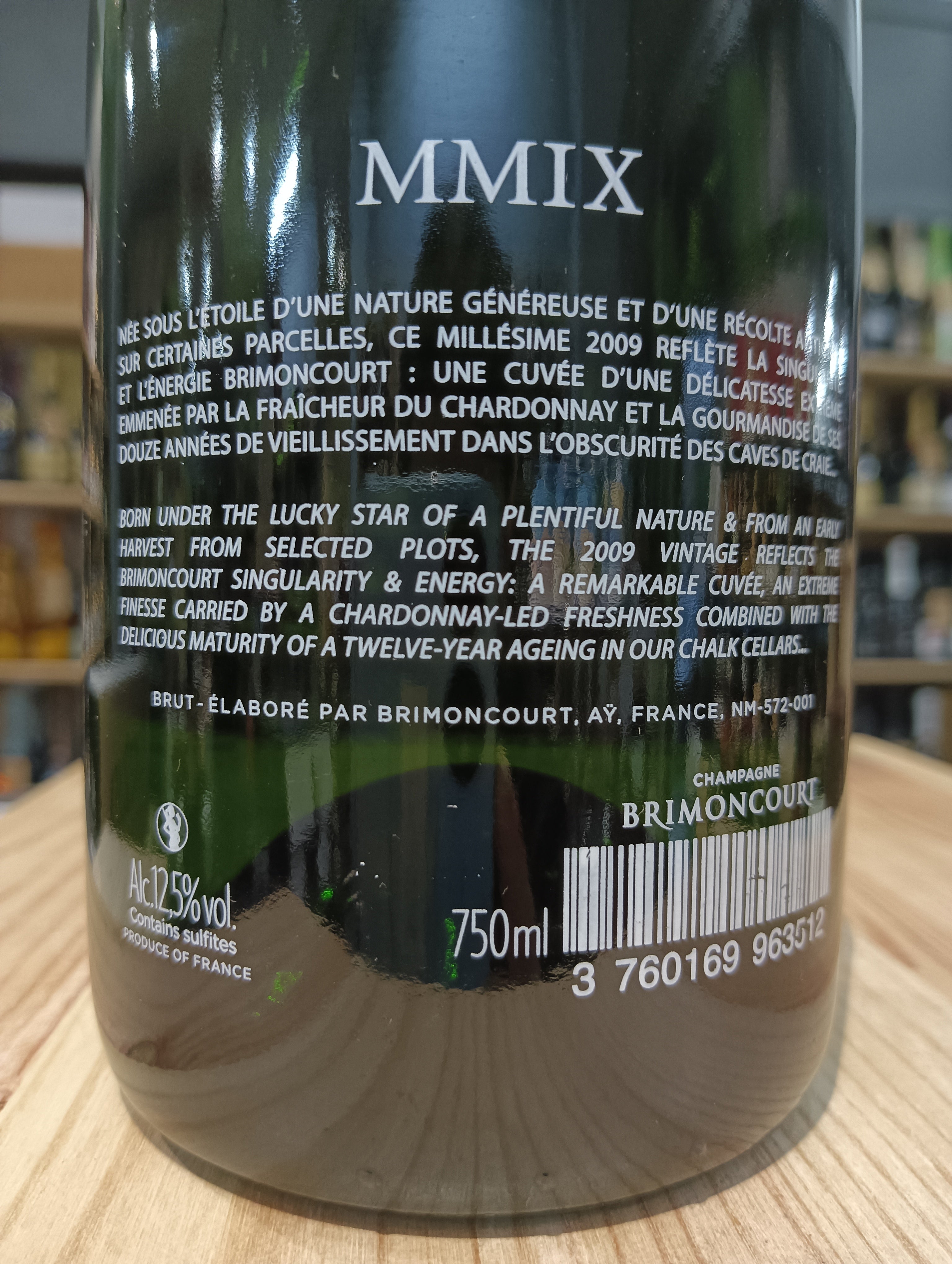 Champagne Cuvée Millésime MMIX 2009  - Brimoncourt (Astucciato)