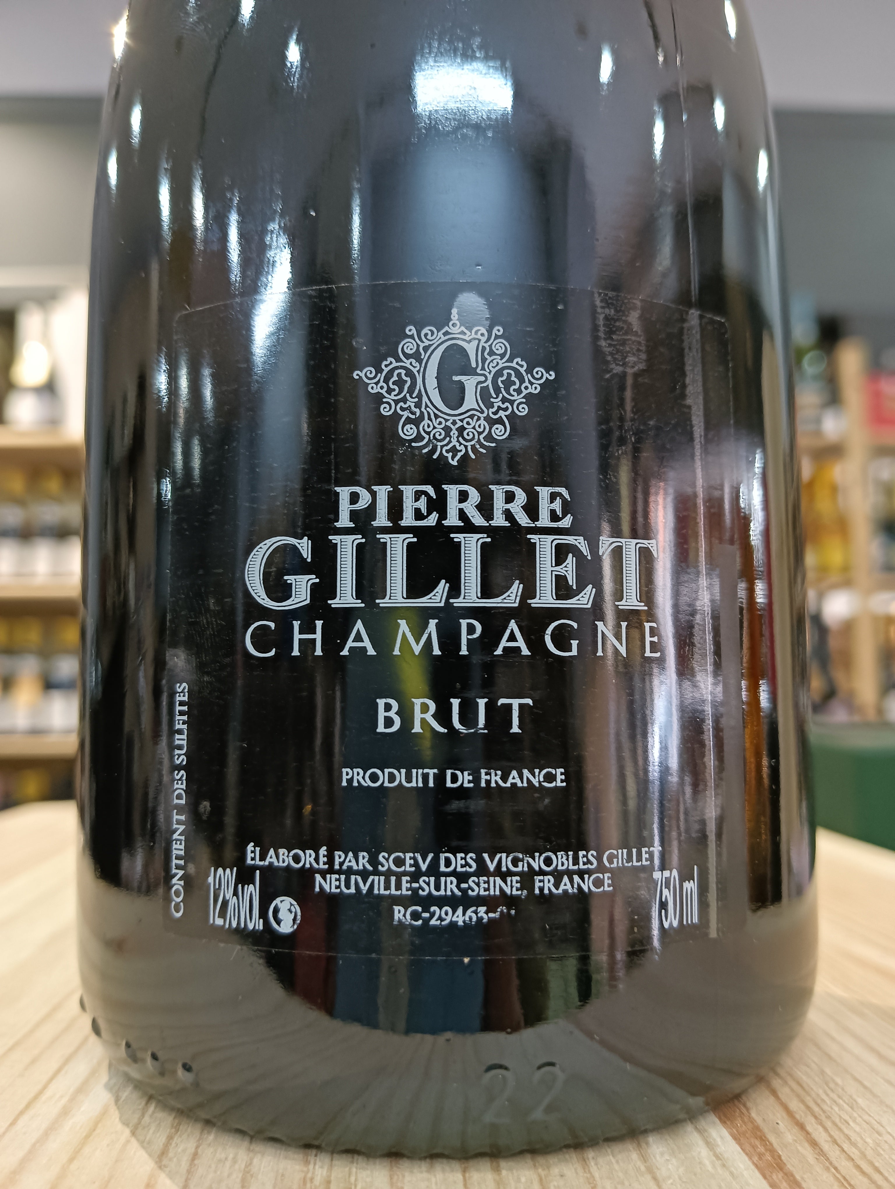Champagne Pierre Gillet Millésime 2018 Brut