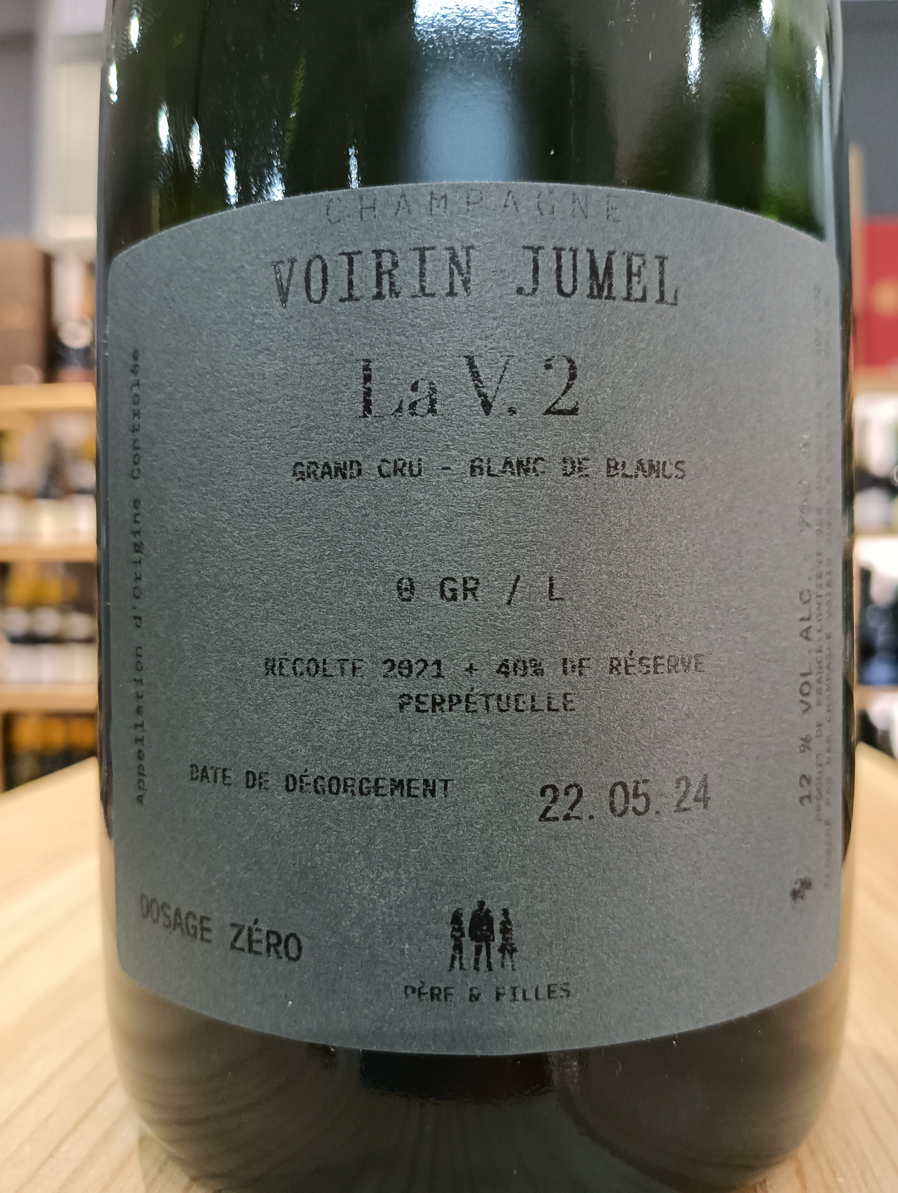 Champagne Voirin-Jumel La V.2 Grand Cru Dosage Zéro