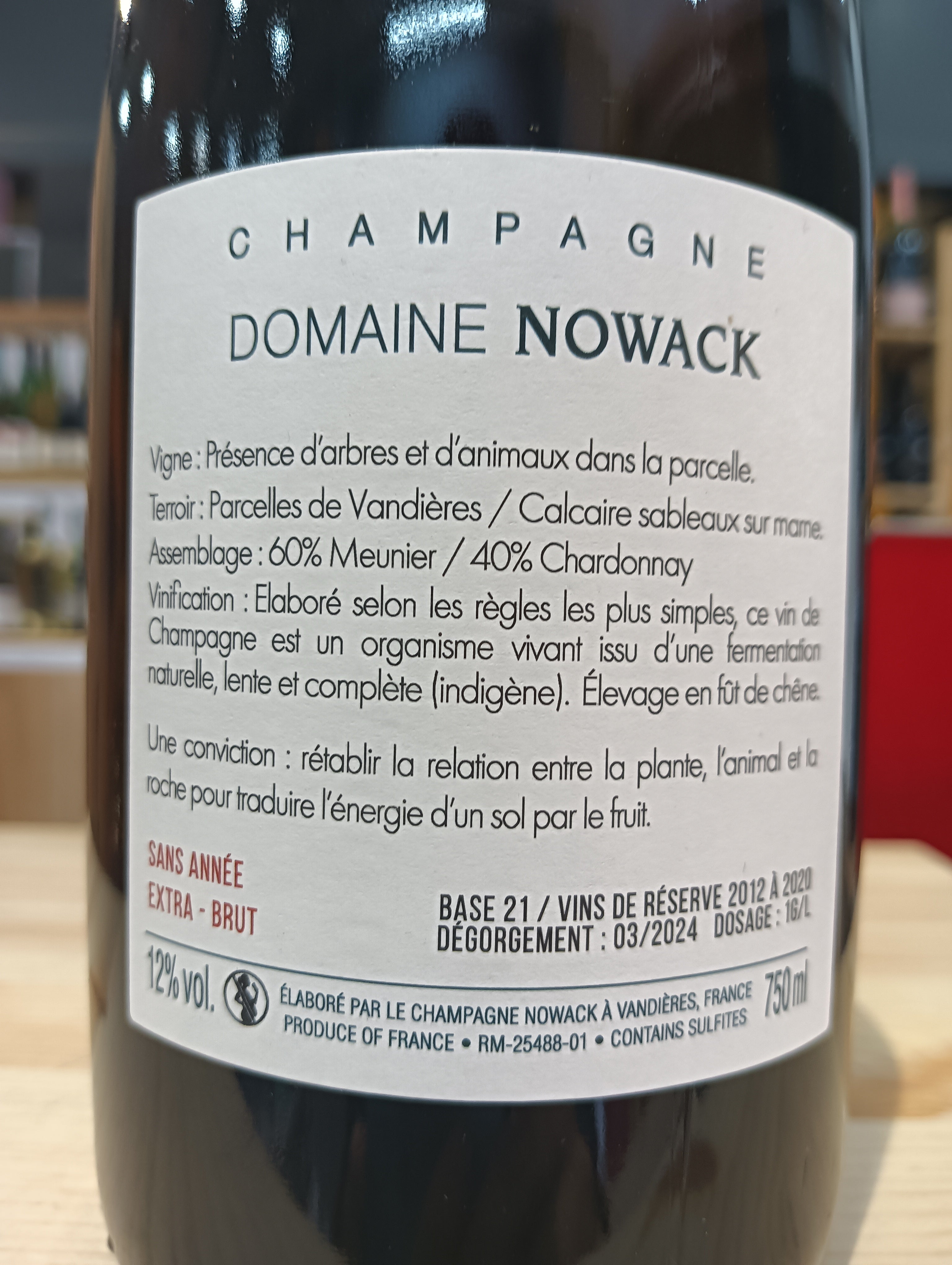 Champagne Domaine Nowack - Assemblage S.A. Extra Brut