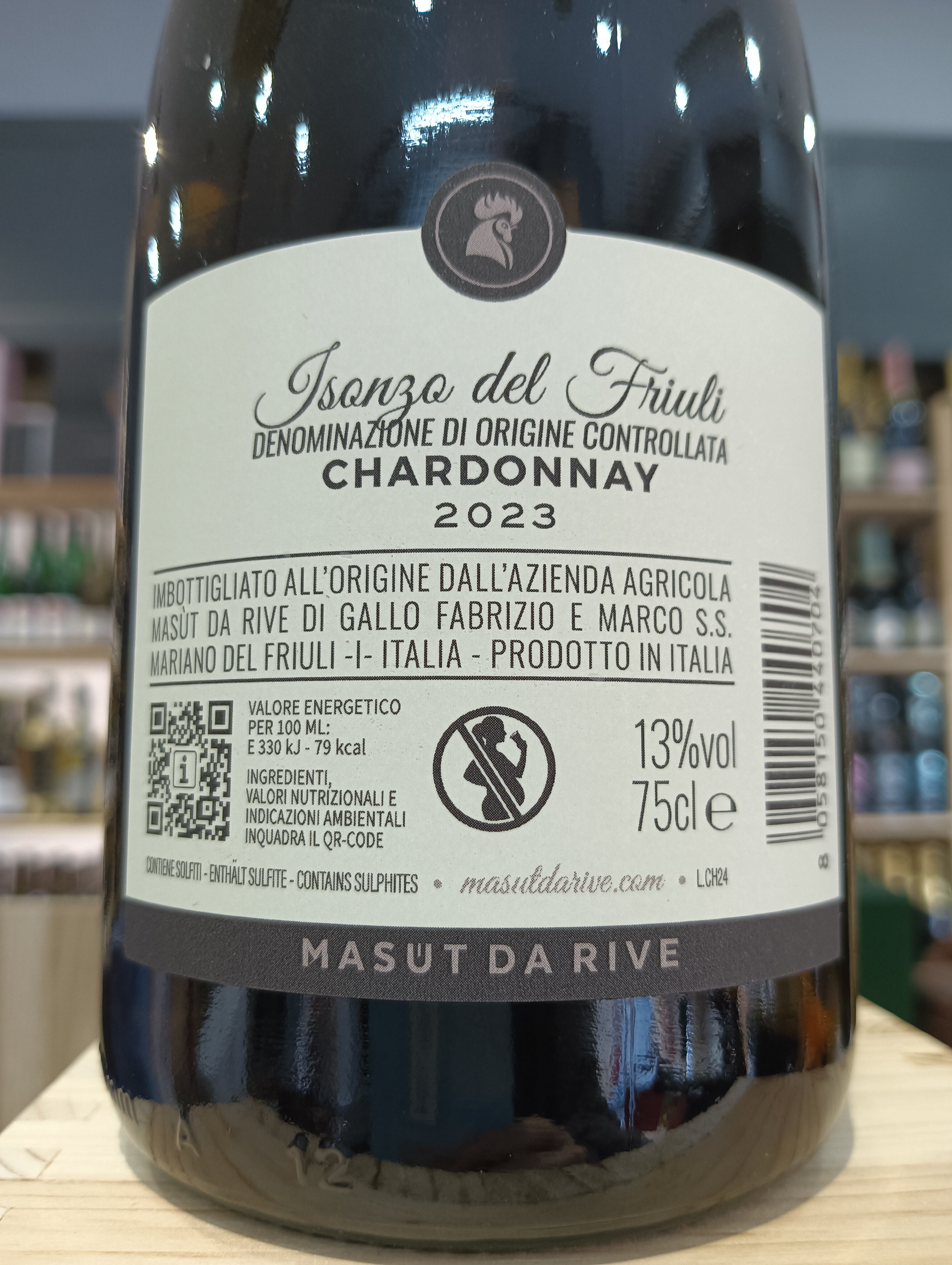 Chardonnay Masut Da Rive 2023 - Isonzo Del Friuli DOC