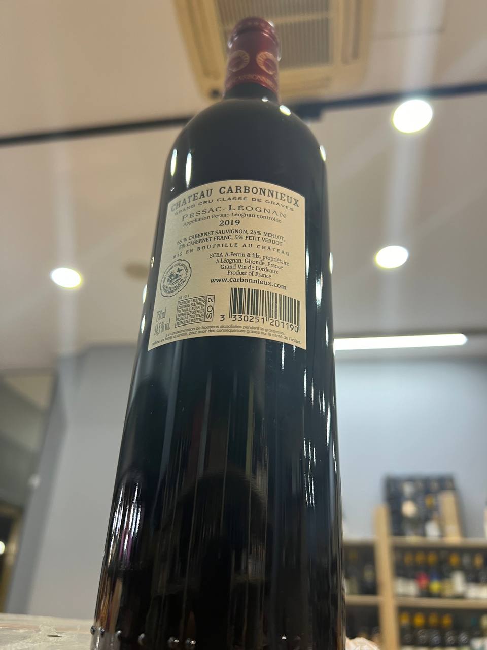 Château Carbonnieux Rouge 2019 - Grand Cru Classe de Graves