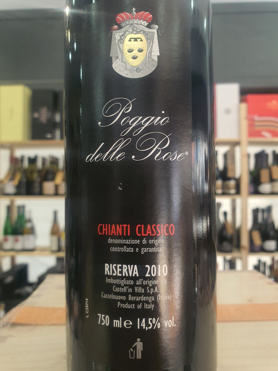 Poggio delle Rose Chianti Classico Riserva 2010 - Castell'in Villa