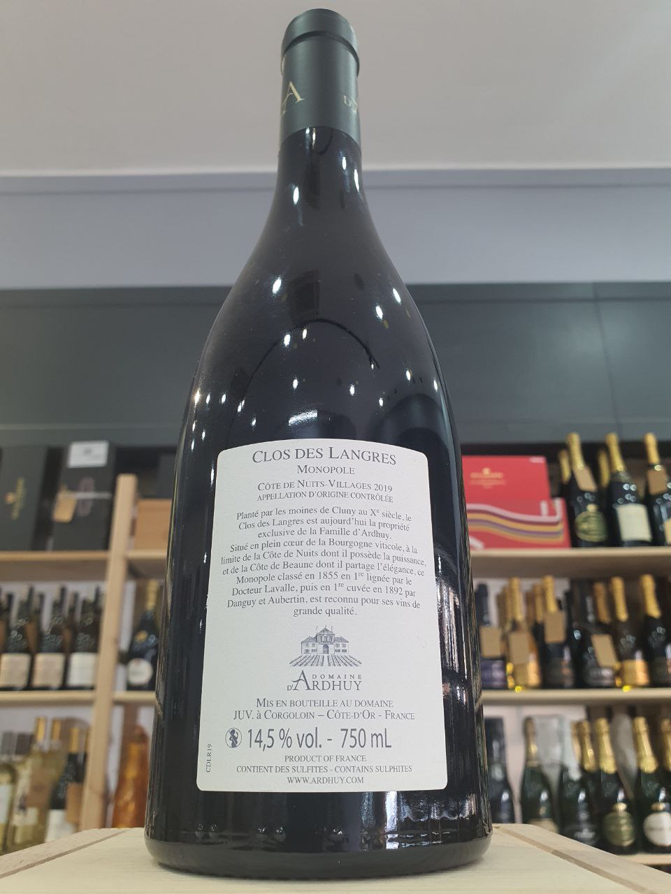 Clos Des Langres "Monopole" Rouge 2019 Domaine D'Ardhuy