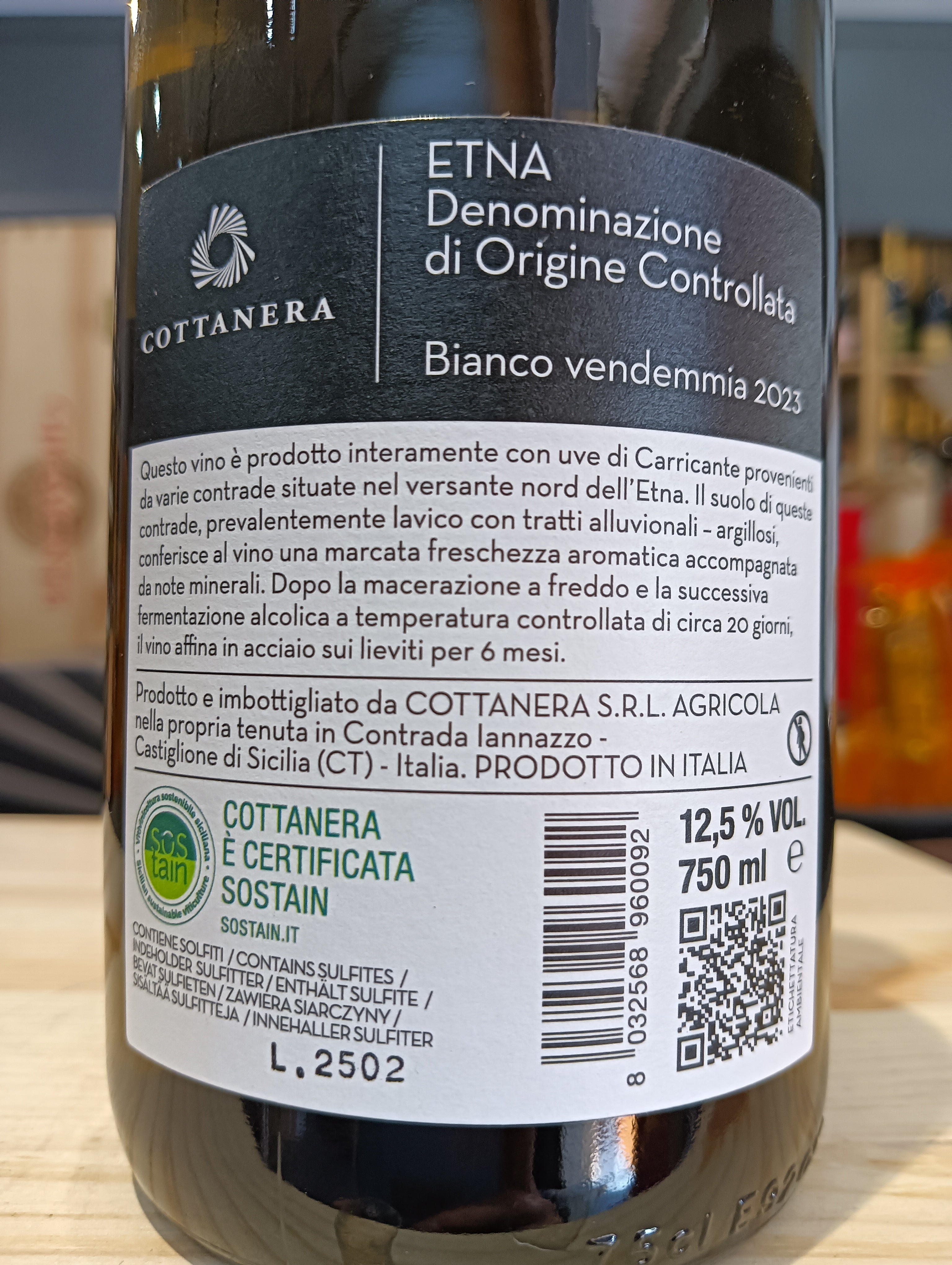 Etna Bianco DOC 2023 - Cottanera