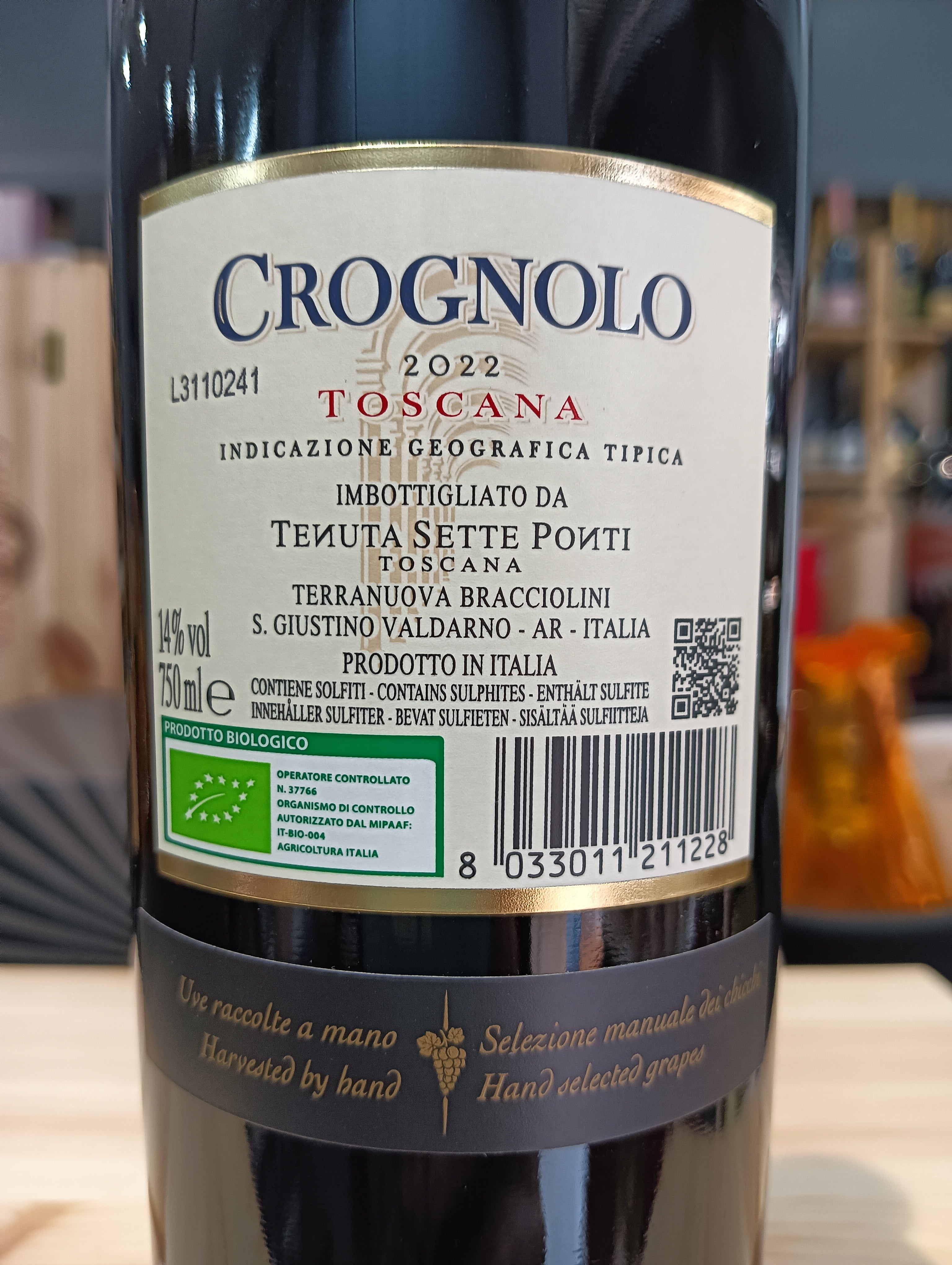 Crognolo 2022 Toscana IGT - Tenuta Sette Ponti