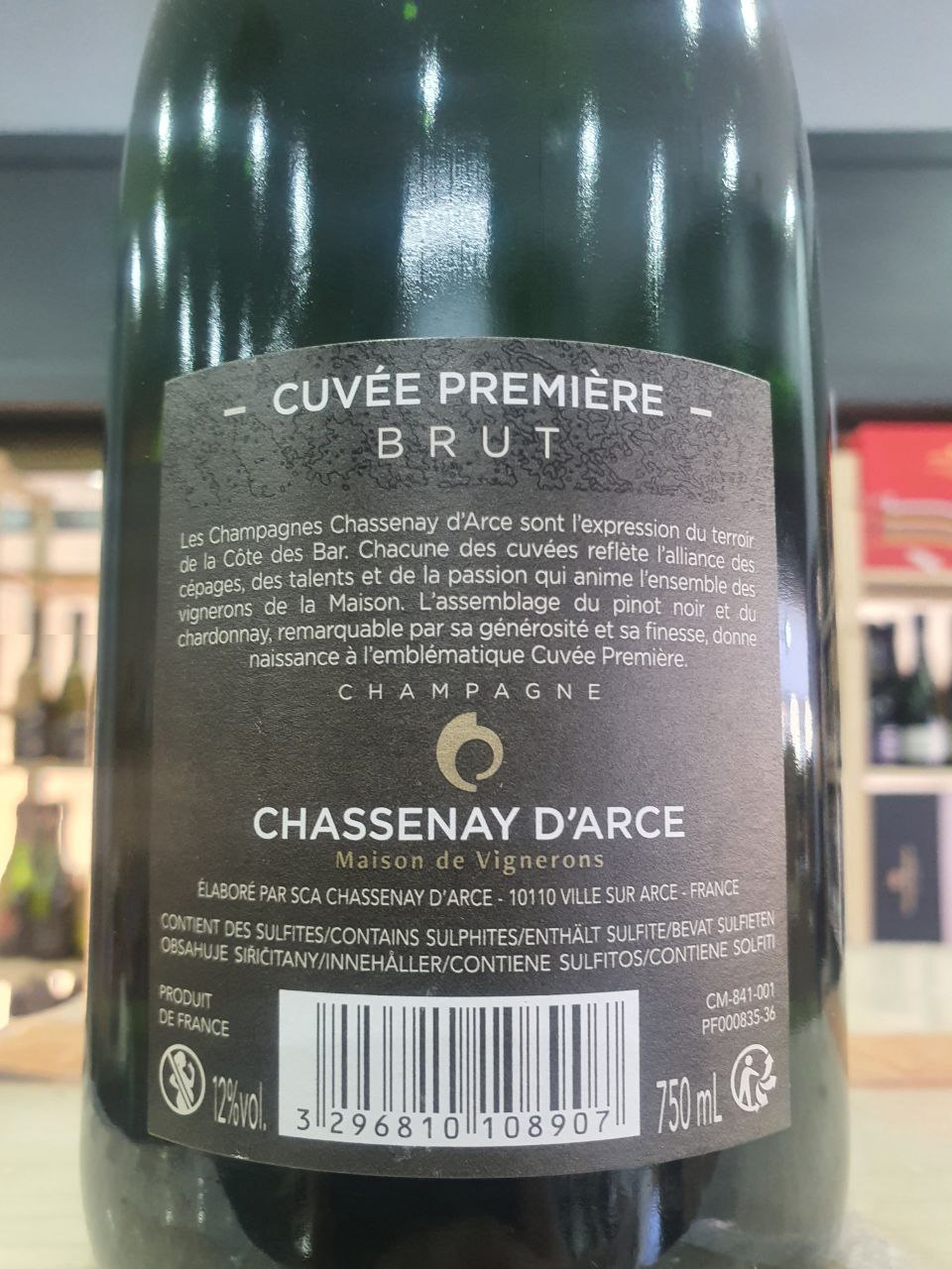 Chassenay D'Arce Champagne Cuvée Première Brut