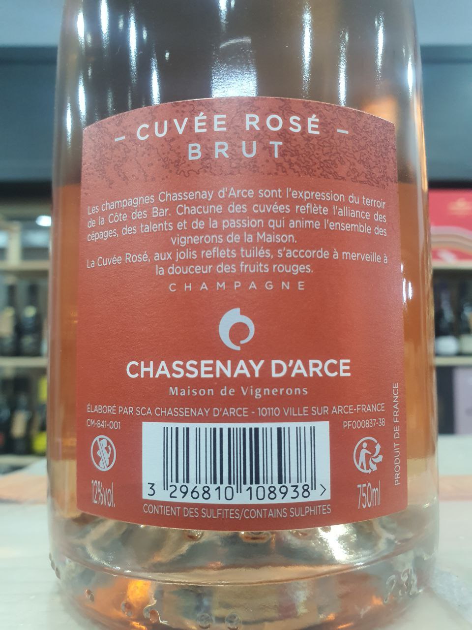Chassenay D'Arce Champagne Cuvée Rosé Brut