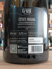 Estate Indiana Prosecco Valdobbiadene Superiore DOCG Dry Rive di Collalbrigo Costa - Gabe
