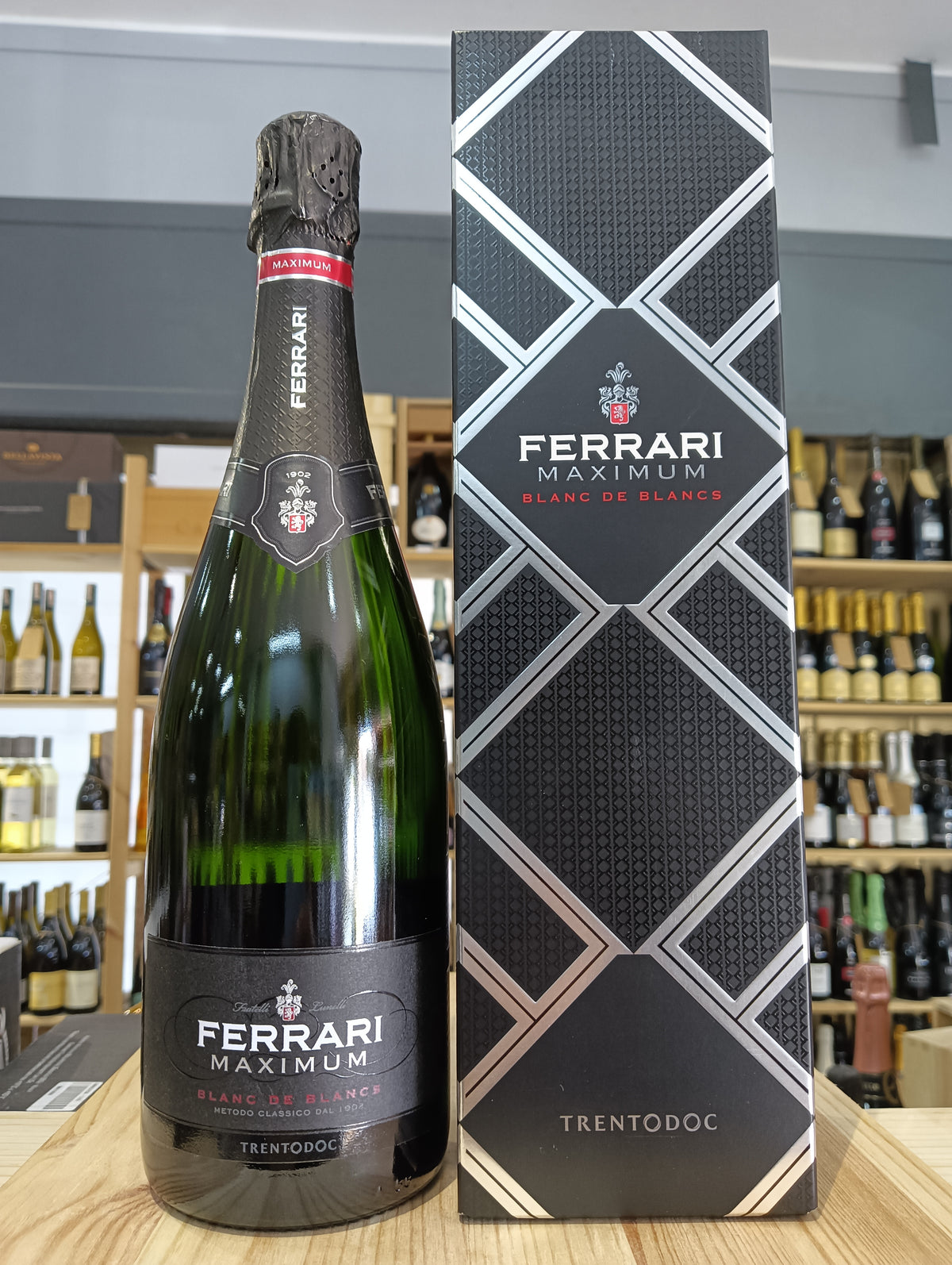 Ferrari Maximum Blanc de Blancs Trento DOC Brut - Con Astuccio