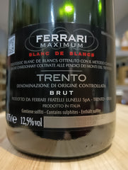Ferrari Maximum Blanc de Blancs Trento DOC Brut - Con Astuccio