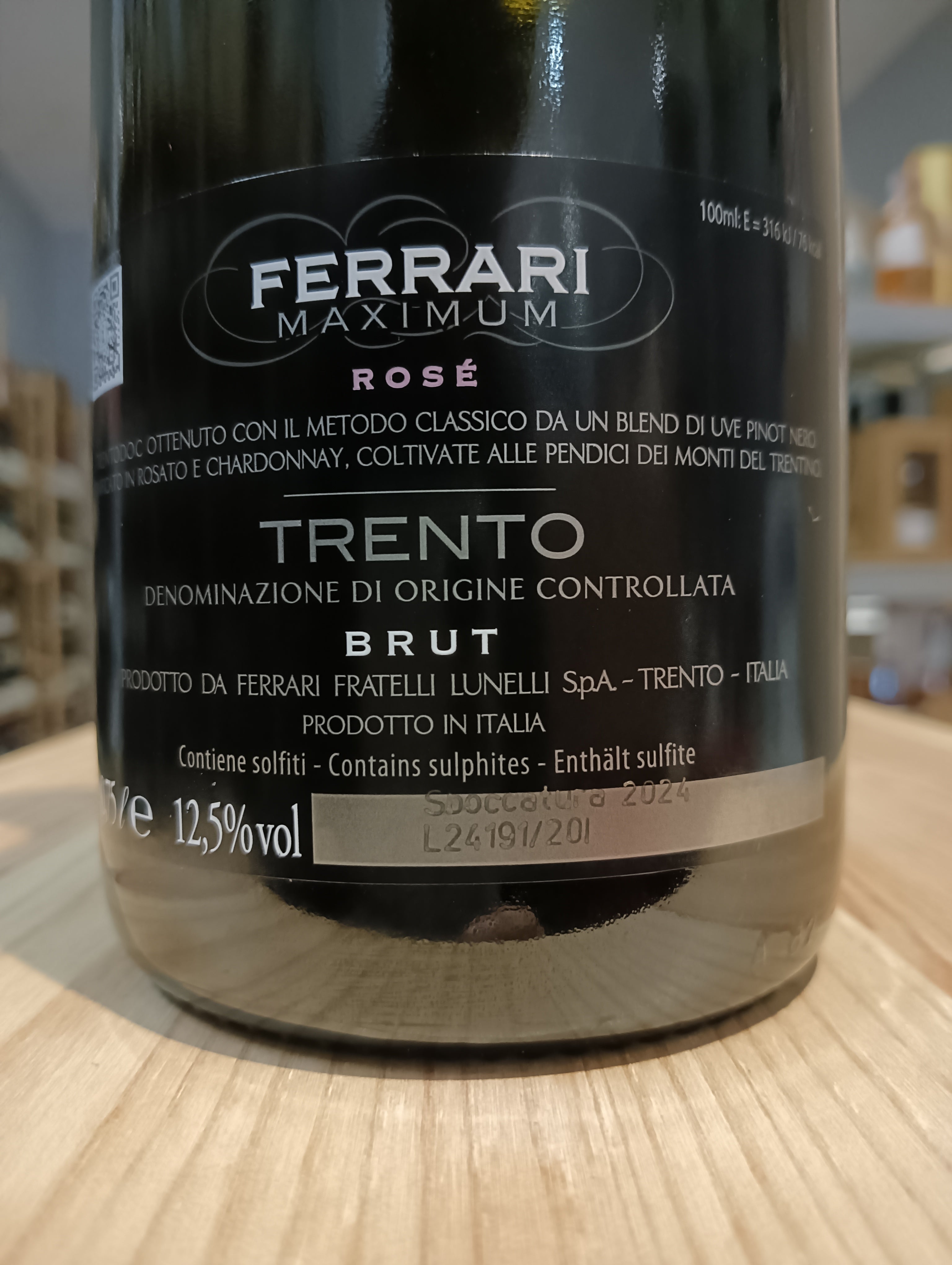 Ferrari Maximum Rosé Trento DOC Brut - Con Astuccio