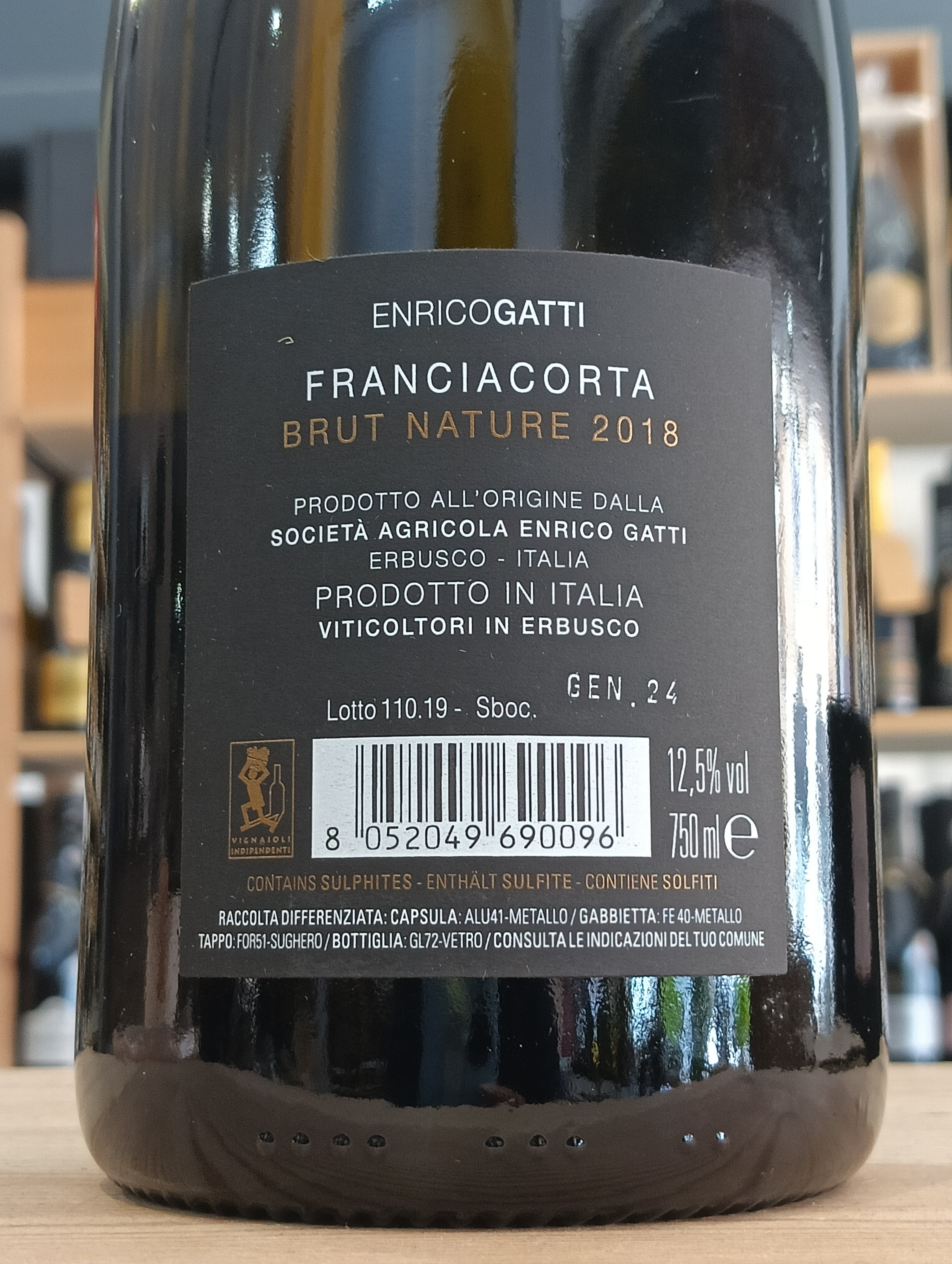 Franciacorta DOCG Nature 2018 Enrico Gatti