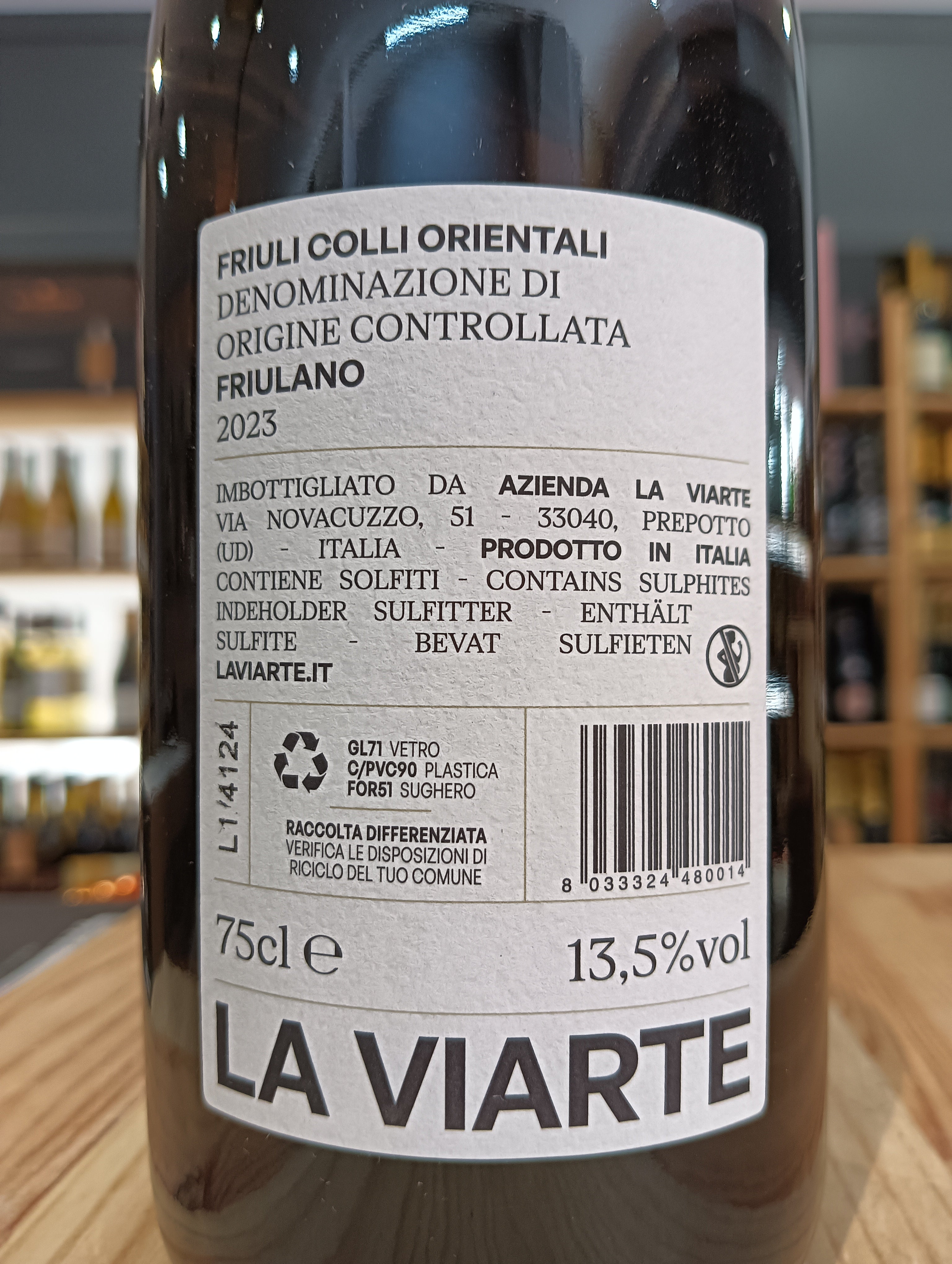 Friulano 2023 La Viarte - Friuli Colli Orientali DOC