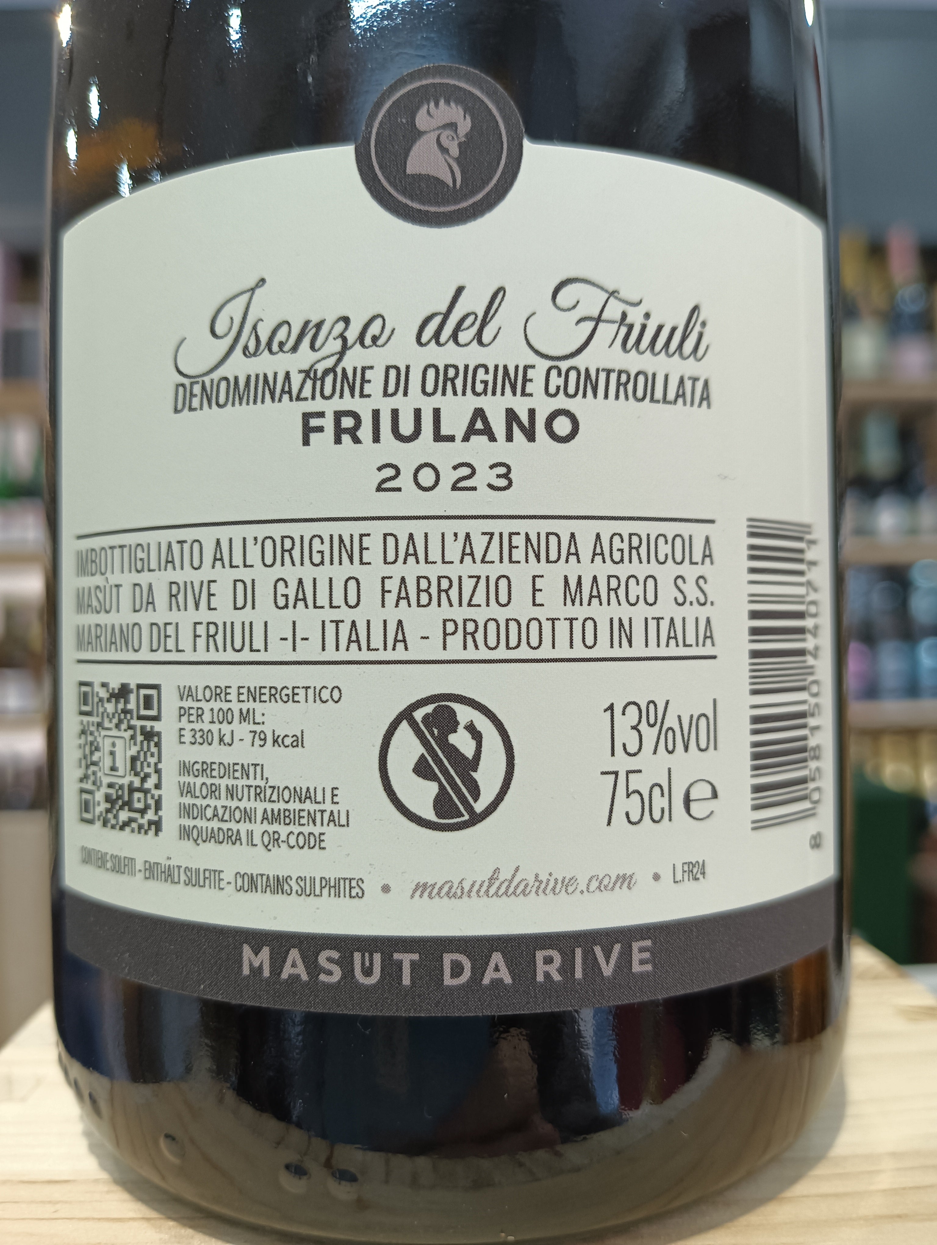 Friulano Masut Da Rive 2023 - Isonzo Del Friuli DOC