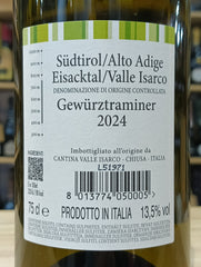 Gewürztraminer 2024 Cantina Valle Isarco DOC Alto Adige