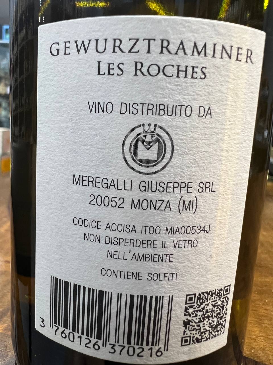 Gewurztraminer Les Roches 2023 - Gruss